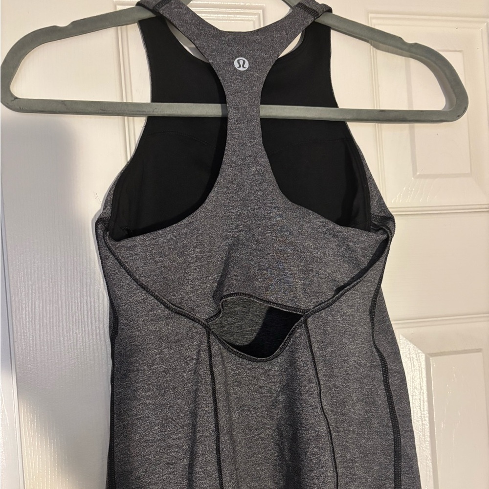 lululemon athletica Gray Tank Top
